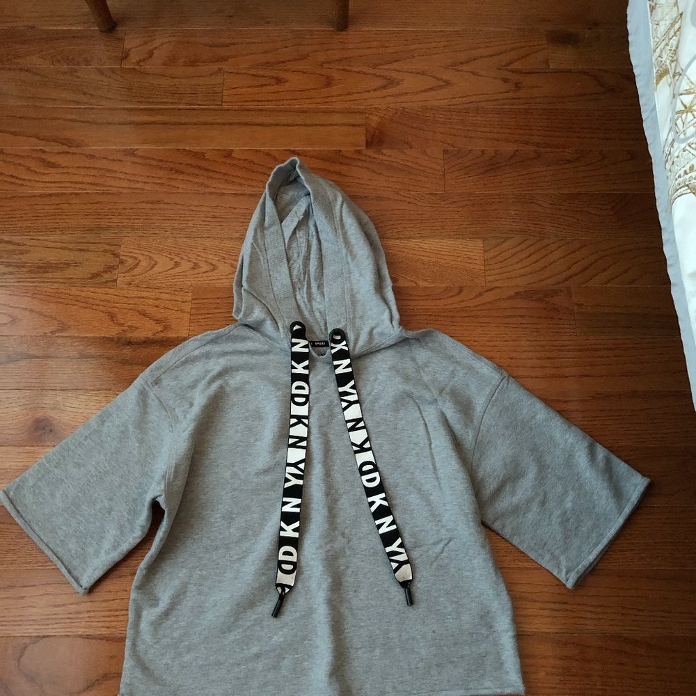 womens DKNY crop hoodie